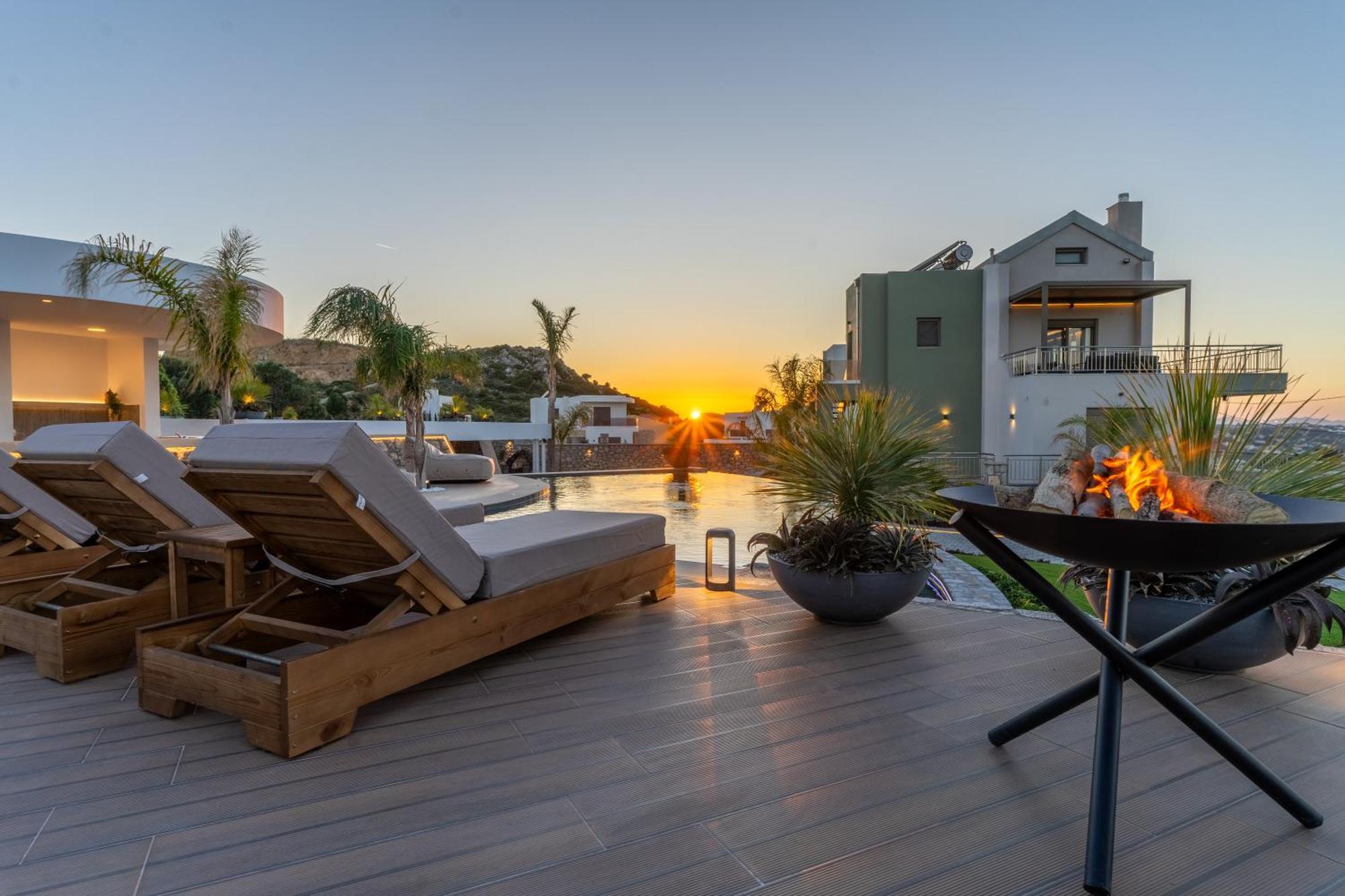 Rhode Luxury Villa Kalithies Ngoại thất bức ảnh