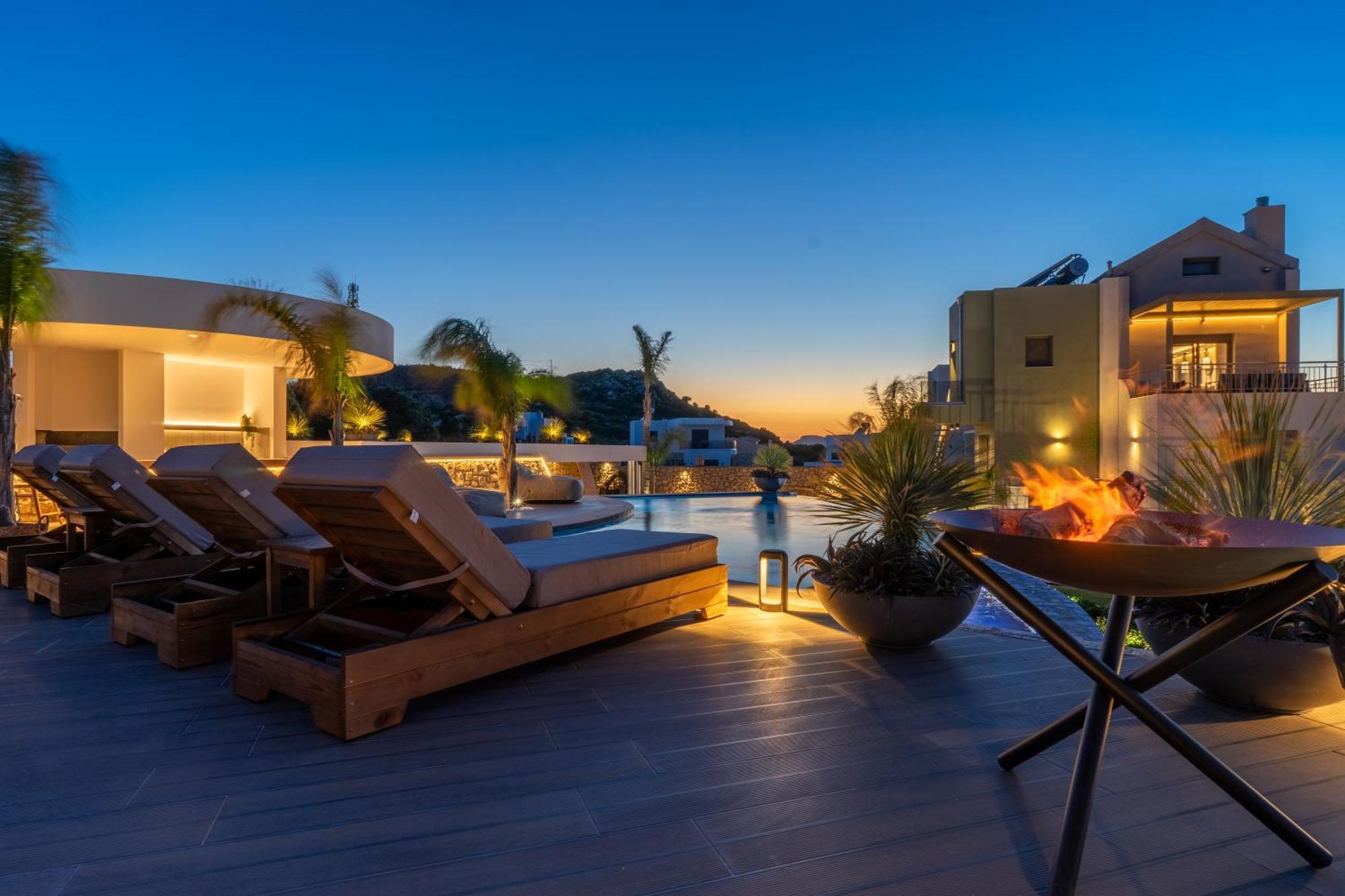 Rhode Luxury Villa Kalithies Ngoại thất bức ảnh